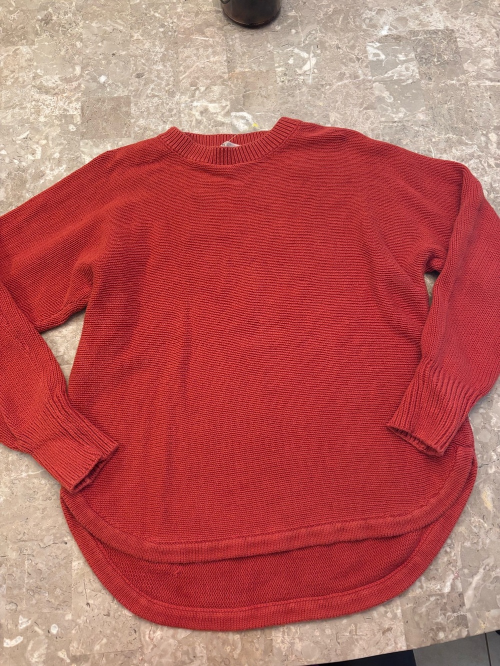 Philosophy burnt Orange  Knit Crewneck Sweater